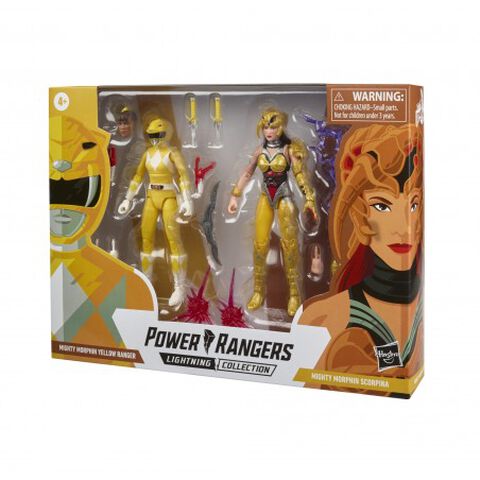 Figurine Lightning Collection - Power Rangers - Yellow Vs Scorpina